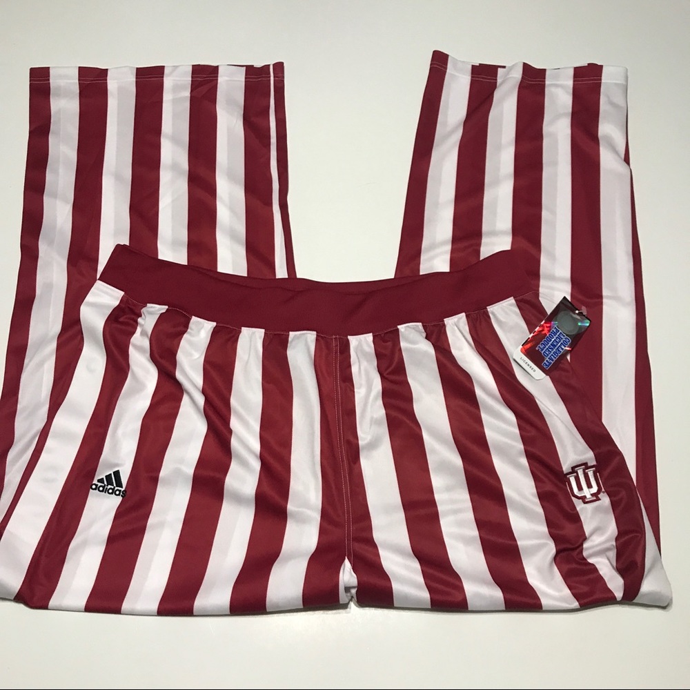 Indiana IU Hoosiers adidas Candy Stripe pants 3XL - Picture 1 of 8